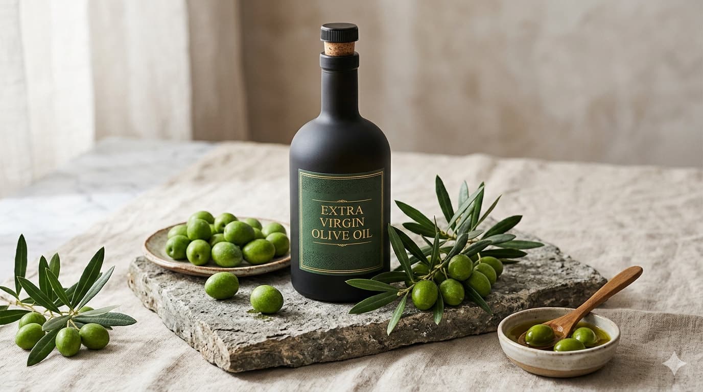 Bouteille d'huile d'olive