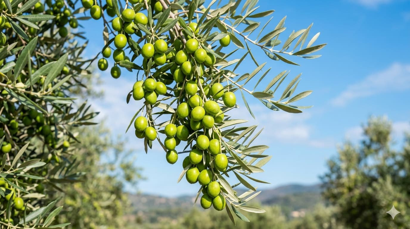 Olives sur la branche
